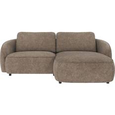 Möbler Rowico Home Norris Tyg Anna Mörkbeige 3-Sitssoffa Soffa