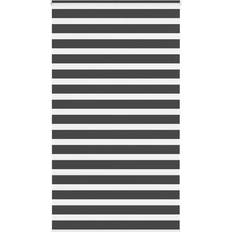 vidaXL Rullgardin Zebra Svart 120x200 cm