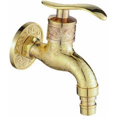 Gold Watering Antique Style Wall Mounted Outdoor Garden Faucet