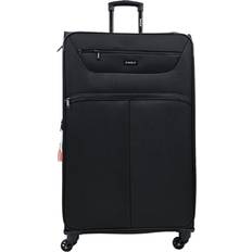 Infinity Leather Unisex Lightweight Suitcases Large
