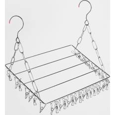 OHS Over Radiator Hanging Clothes Drying Airer - Silver
