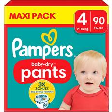 Pampers Baby-Dry Pants Größe 4 9-15 kg 90er-Pack
