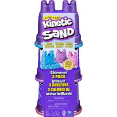 Magisk sand Spin Master Kinetic Sand Shimmer 3 Pack