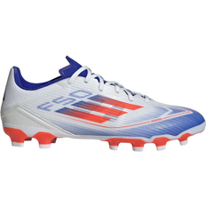 Multi Ground (MG) - Textile Football Shoes adidas F50 League MG - Ftwr White/Solar Red/Lucid Blue