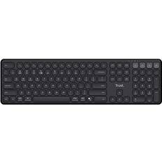 Trust Vaiya Wireless Keyboard Bluetooth + 2.4GHz QWERTY US Layout