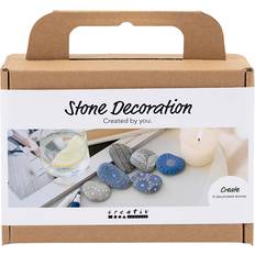 Blå Gør-det-selv Creativ Company Mini DIY Kit Stendekoration 5x18.6x13.2 mm