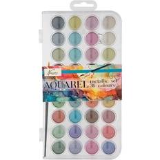 Metallic Aquarel Aquarel Set 36 Pc