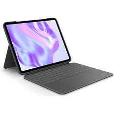 Fransk Tangentbord Logitech Combo Touch iPad Pro 13 Tum M4 2024 Tangentbordsfodral