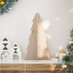 Natur Julgranar vidaXL Trä 69.5 cm Massiv Furu Julgran