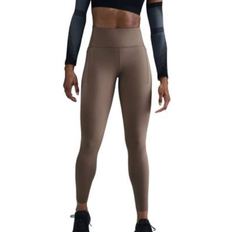 Brown - Running Tights Nike Swift Women's High-Waisted 7/8 Running Leggings with Pockets - Mink Brown