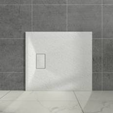 White Rectangular Shower Tray 1000 x 800 mm