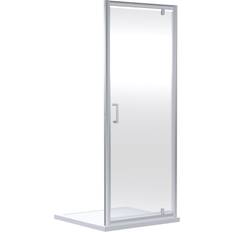 Chrome Pivot Shower Door 90cm Silver 196.2 x 91 x 6.2cm