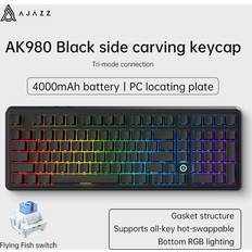 Ajazz AK980 Wireless Bluetooth Gaming Mechanical Keyboard