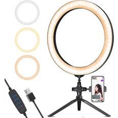 Greenzech LED Ring Light Stand 3200K-5800K