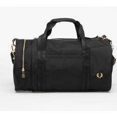 Fred Perry Laukut Fred Perry Textured Nylon Barrel Bag - Black