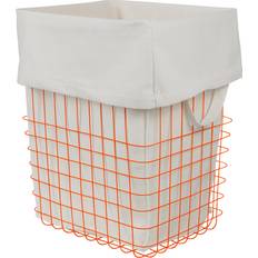Mette Ditmer Store-It Trådkurv Med Bomuldspose Large Orange Kurv
