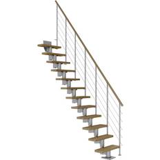 Treppen & Geländer Dolle Mittelholmtreppe Dublin 222 cm 270 cm