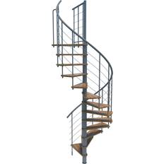 Grau Treppen & Geländer Minka Spindeltreppe Venezia Smart Ø140 cm