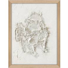 Bomuld Billeder Malerifabrikken White Beach 30x40 Cm Hvid Billede