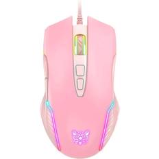 Veeki Pink RGB Gaming Mouse 6 DPI