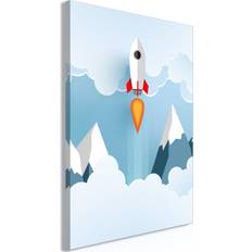 Rocket in the Clouds Vertical 20 x 30 cm