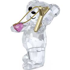Crystal Figurines Swarovski Kris Bear Sending You Love - White Figurine