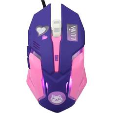 Veeki Pink Backlit Optical Gaming Mouse