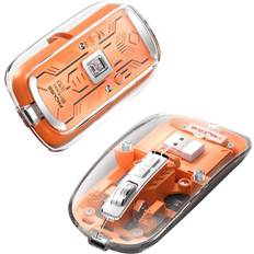 Computer Mice Veeki Transparent Wireless Mouse BT5.1/2.4G
