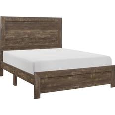Frame Beds Homelegance Corbin Rustic Brown Queen Frame Bed