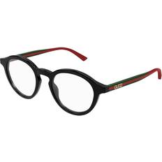 Glasögon & Läsglasögon Gucci GG1871O 001 49 Optiska Bågar Acetat Svart Transparent