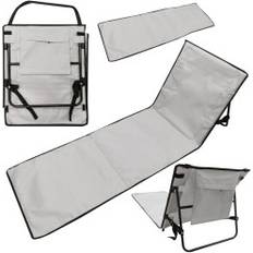 Pricenet Fällbar Strandmatta 150 x 47 x 48 cm Grå