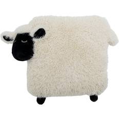 Bloomingville Kuddar Bloomingville Mini Dolly Kudde 46x56 cm Vit Komplett dekorationskudde Svart, Vit