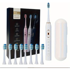 Electric Toothbrushes & Irrigators Bed Bath & Beyond Wilmington Ultrasonic Electric Toothbrush with Travel Case White (1.0 In. W X 9.5 In. H X 1.0 In. D)