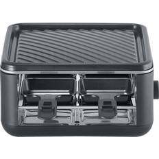 Schwarz Crêpeseisen Severin Raclette Black Line Lite Mini-Raclette Grill RG 2360