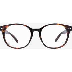 Scout Dark Tortoise Round Acetate Eyeglasses Large