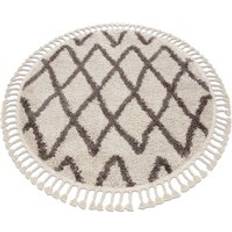 RUGSX Berber Rug 120 cm Beige, Yellow