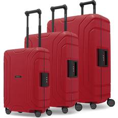 Redolz Essentials 15 4-Wheel Suitcase Set