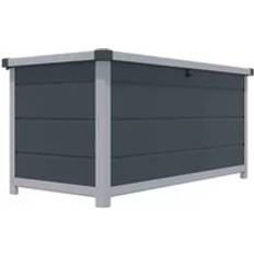 Rowlinson Patio Storage & Covers Rowlinson Airevale 4X2 Cushion Box Dark Grey with Assembly