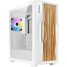 Azza Guardian Tårn ATX Strømforsyning Hvid Træ