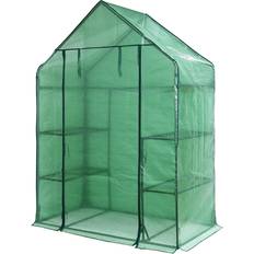 Walk in Greenhouse with PE Mesh Cover