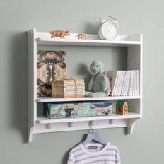 Hege Double Shelf with Coat Hook