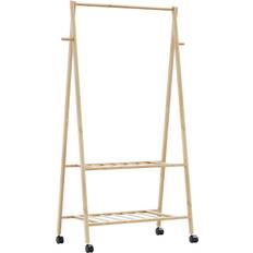 vidaXL 4008907 Natural Clothes Rack 96x155.5cm