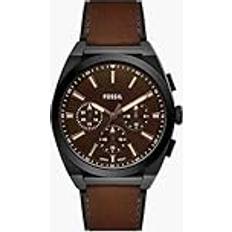 Ure Fossil Everett FS6108 44 mm Analog Quartz Mineralglas