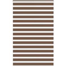 Gardiner & Tilbehør vidaXL Zebragardin Brun 140x230 cm Stofbredde 135,9 cm Polyester