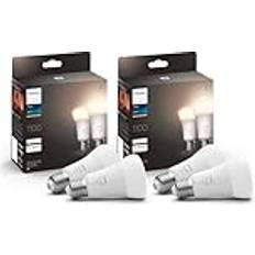 Philips hue e27 4 pack Philips Hue White E27 Lampa 4-Pack 4x1055lm