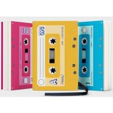 Suck UK Cassette Tape Mini Notebooks 3 Pack Pocket Size