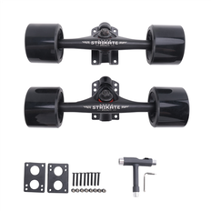 Black Skateboard Accessories Spactz 7 Inch Skateboard Bracket 2 Pcs