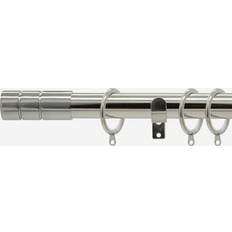 New Edge Blinds Stainless Steel 28mm Barrel Curtain Pole 400 cm