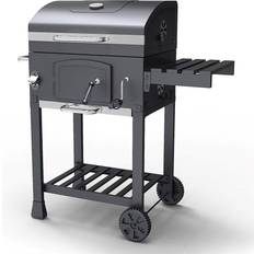 Large Rectangular Adjustable Charcoal BBQ Grill