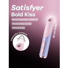 Satisfyer kiss Sexleksaker Satisfyer Bold Kiss Air Pulse Vibrator